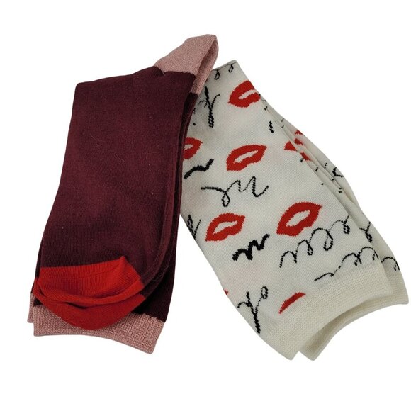 Kate Spade New York Crew Socks 2-pair NWOT - Picture 1 of 3